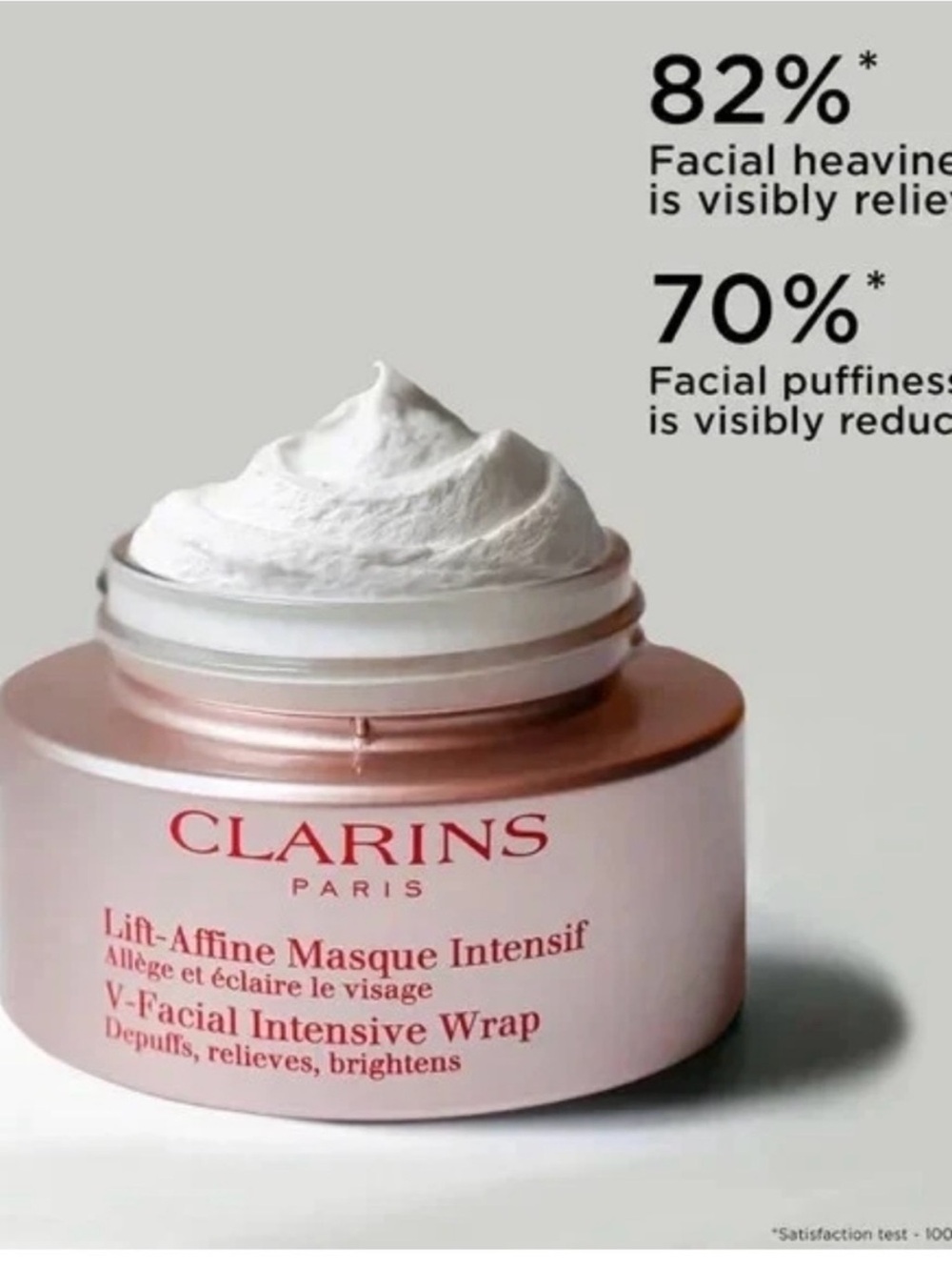 Clarins V-Facial Intensive Wrap Mask - Viral Depuffing Mask - Picture 10 of 11